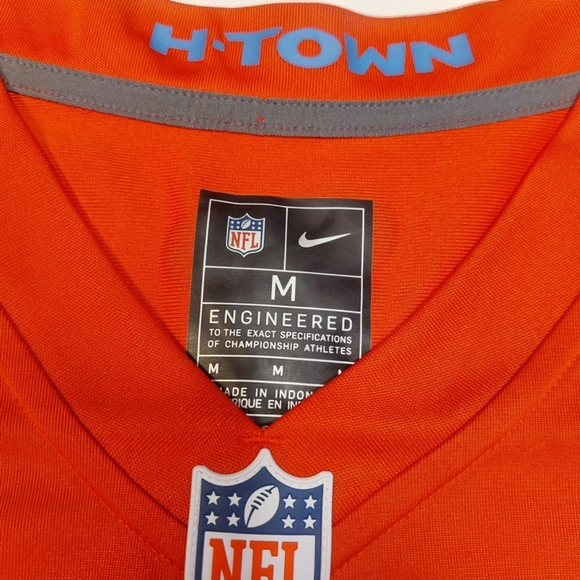 Nike Mens Size M Houston Texans Alternate Jersey Stefon Diggs #1 On Field Red - Picture 4 of 9